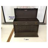 KENNEDY MACHINIST TOOL BOX w KEY