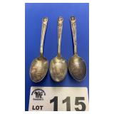 WM ROGERS PRESIDENTIAL SPOONS