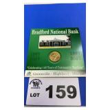 WASHINGTON DOLLAR ON BRADFORD NATIONAL BANK CARD