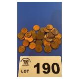 WHEAT PENNY 39PCS