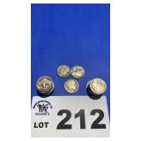 BUFFALO NICKELS 23PCS