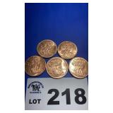 1 OZ .999 COPPER ROUNDS