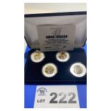 JIMMIE JOHNSON SILVER PLATE MEDALLIONS