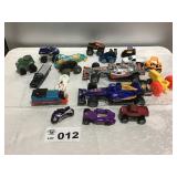 TOY TRUCKS, CARS