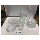 CUT GLASS DISHES