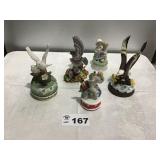 MUSICAL FIGURINES, BIRD FIGURINES