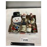 CHRISTMAS MUSIC BOXES AND FIGURINES