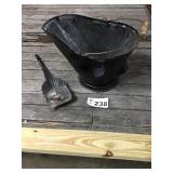 COAL BUCKET AND ASH SHOVEL