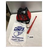 STL CARDINALS BAG, BAT, BALL, COMETS TOWEL