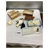 CIGAR BOXES, FAN, EXAM GLOVES, GLOVES