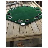 FOLDING POKER TABLE TOP IN CASE