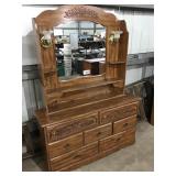 DRESSER WITH MIRROR