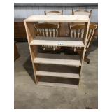 WOODEN SHELVING UNIT