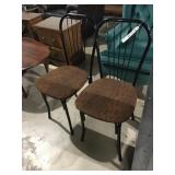 2 KITCHEN CHAIRS