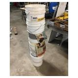 STACK OF 5 GAL BUCKETS