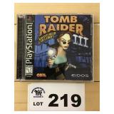 Playstation - Tomb Raider III - opened