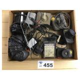 Box of Used Gaming Items - Controllers and Power