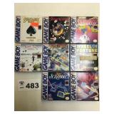 Game Boy - 8 Empty - games boxes