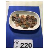 100 WHEAT PENNIES UNSEARCHED