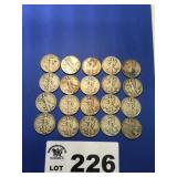 WALKING LIBERTY HALF DOLLARS