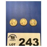 1935 P, D, S WASHINGTON QUARTERS