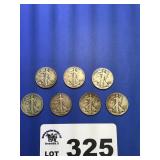 WALKING LIBERTY HALF DOLLARS