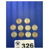 WALKING LIBERTY HALF DOLLARS
