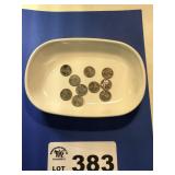 10 1943 STEEL WHEAT PENNIES