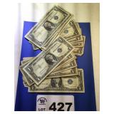 20 1 DOLLAR SILVER CERTIFICATES, 1957 SERIES