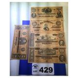 CONFEDERATE STATES MONEY, MARKED FACSIMILE