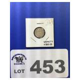 1887 S VARIETY 4 SEATED LIBERTY DIME