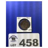 1831 BUST HALF