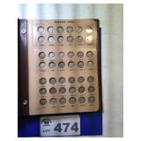 MERCURY DIME COMPLETE SET IN BOOK