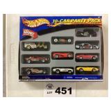 HOT WHEELS 10-CAR PARTY PACK
