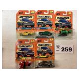 MATCHBOX 1997/1998 ASSORTMENT - SOME CARDS HAVE