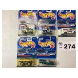 HOT WHEELS 90'S ASSORTMENT - SOME CARDS HAVE