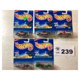 HOT WHEELS 1997 ASSORTMENT - SOME CARDS HAVE