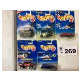 HOT WHEELS 90'S ASSORTMENT - SOME CARDS HAVE