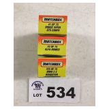 MATCHBOX #1, #3, #25 - DODGE VIPER - ALFA ROMEO -