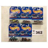 HOT WHEELS 1999 ASSORTMENT - SOME CARDS HAVE