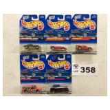 HOT WHEELS 1999 ASSORTMENT - SOME CARDS HAVE