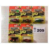 MATCHBOX 1996/1997 ASSORTMENT - SOME CARDS HAVE
