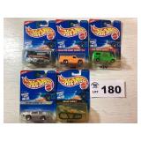 HOT WHEELS 1996 ASSORTMENT - SOME CARDS HAVE
