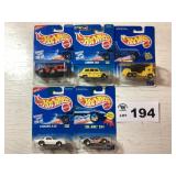 HOT WHEELS 1996 ASSORTMENT - SOME CARDS HAVE