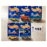 HOT WHEELS 1996 ASSORTMENT - SOME CARDS HAVE