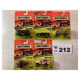 MATCHBOX 1996/1997 ASSORTMENT - SOME CARDS HAVE