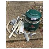 BISSELL BIG GREEN CANISTER VACUUM & ATTACHMENTS BISSELL BIG GREEN CANISTER VACUUM & ATTACHMENTS