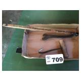 HAY HOOK, WRENCH, RULER HAY HOOK, WRENCH, RULER