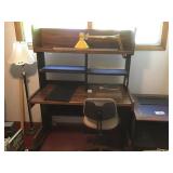 4 ft X 30 inches tall DESK & CHAIR, MAT ( TOP 4 ft X 30 inches tall DESK & CHAIR, MAT ( TOP