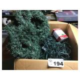 CHRISTMAS LIGHTS, LIGHTED GARLAND CHRISTMAS LIGHTS, LIGHTED GARLAND